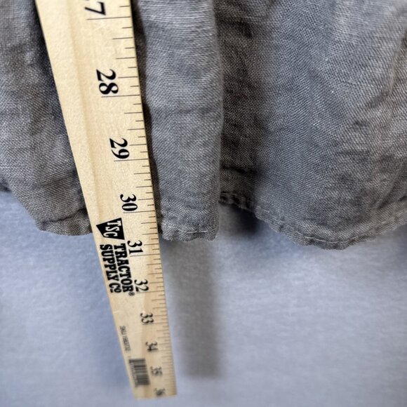 Rosemarine 100% Linen Midi Dress Womens Size‎ M Coastal Lagenlook Made in Italy - Picture 5 of 11